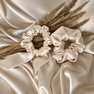 CIÉLAN Silk Scrunchie Duo